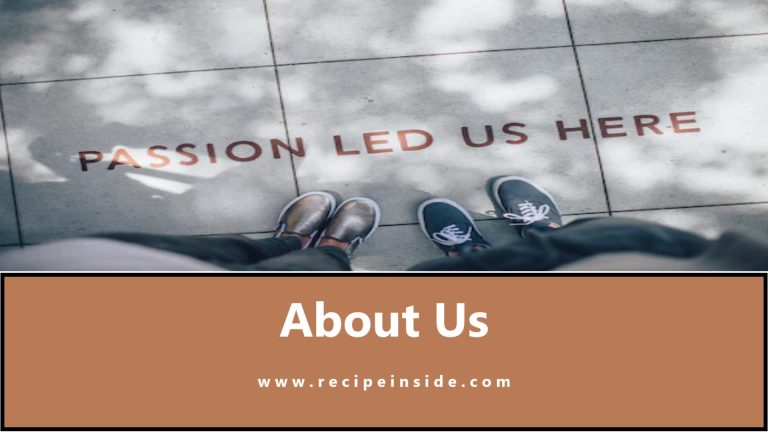 About us at recipeinside.com