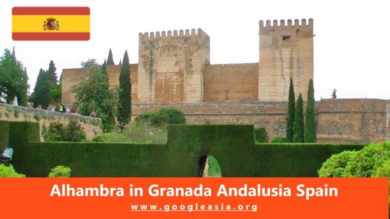 Alhambra in Granada Andalusia Spain