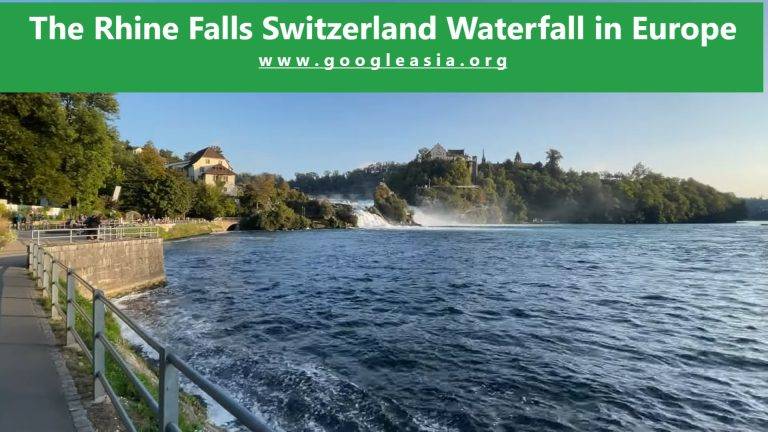The Rhine Falls Switzerland Waterfall in Europe