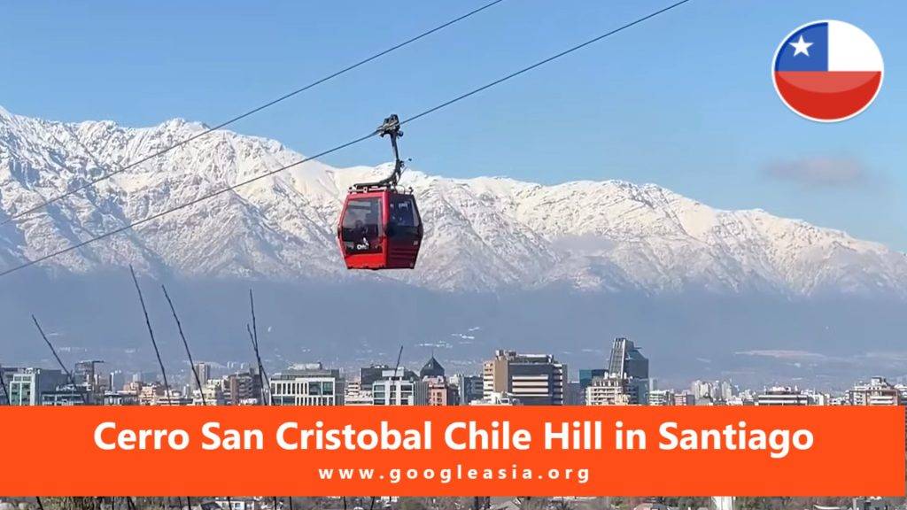 Cerro San Cristobal Chile Hill in Santiago
