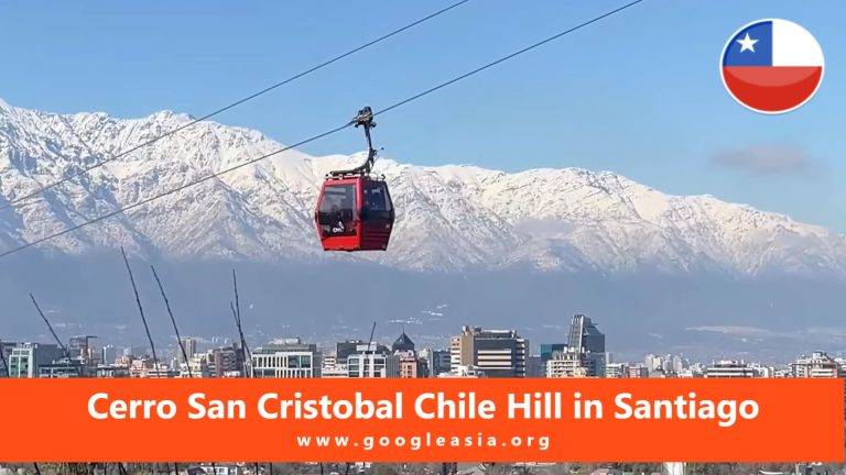 Cerro San Cristobal Chile Hill in Santiago