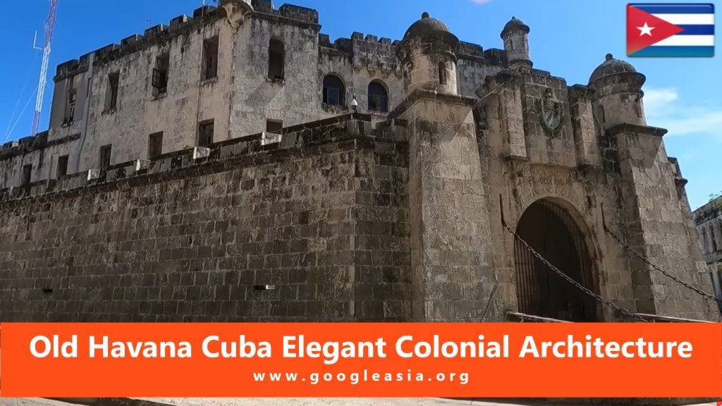 Old Havana Cuba Elegant Colonial Architecture