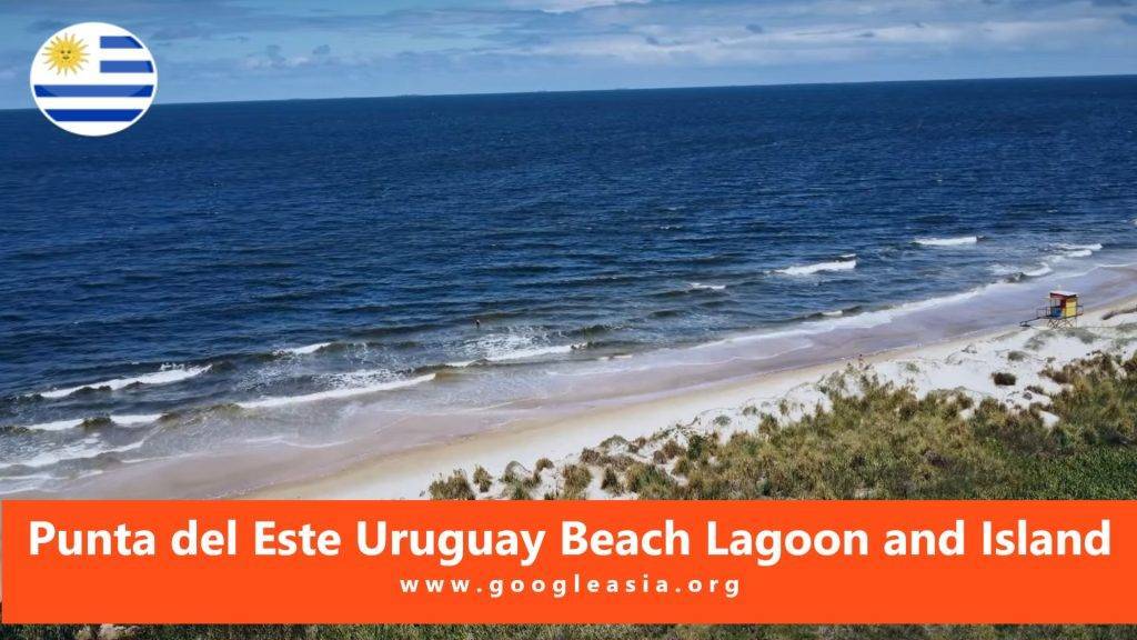 Punta del Este Uruguay Beach Lagoon and Island