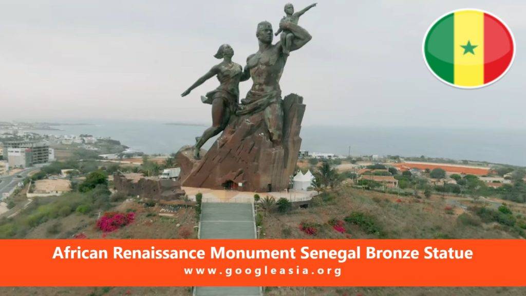 African Renaissance Monument Senegal Bronze Statue