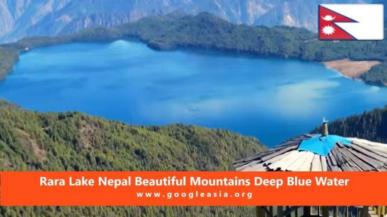 Rara Lake Nepal Beautiful Mountains Deep Blue Water